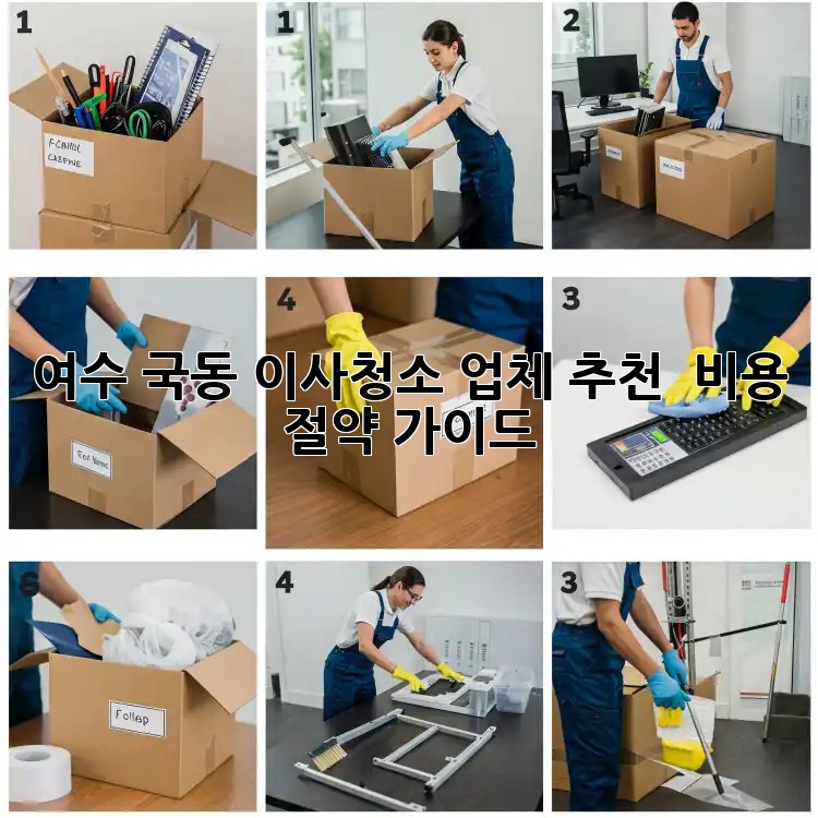 여수 국동 이사청소 업체 추천 & 비용 절약 가이드