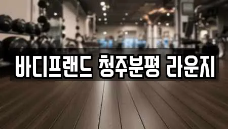 바디프랜드 청주분평 라운지