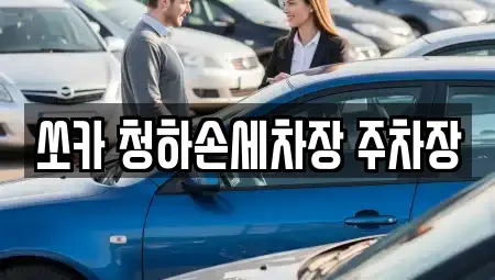 쏘카 청하손세차장 주차장