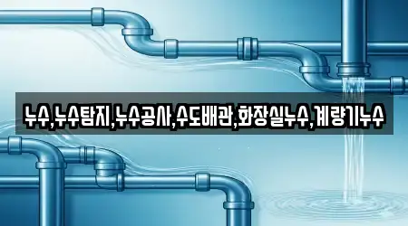 누수,누수탐지,누수공사,수도배관,화장실누수,계량기누수