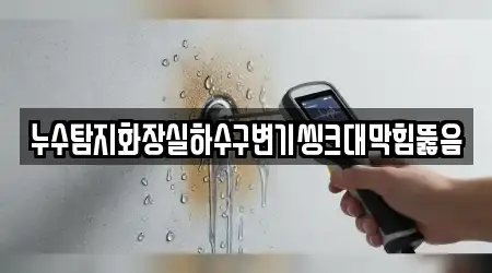 누수탐지화장실하수구변기씽크대막힘뚫음
