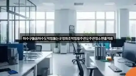 전남 황룡면 하수구뚫음 문의 많은 4곳