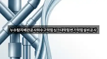누수탐지배관공사하수구막힘싱크대막힘변기막힘설비공사