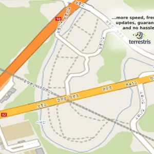 강원 원주시 지정면 중고차 퍼스트카 위치