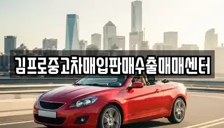 강원특별자치도 춘천시 소양로4가 중고차매입 전문 김프로중고차매입판매수출매매센터