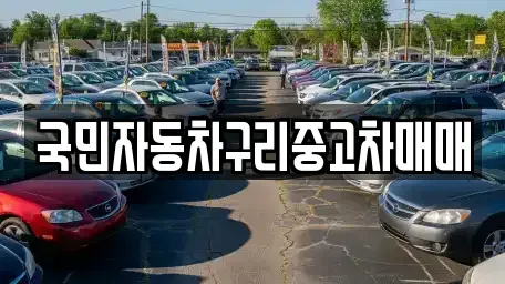 경기 구리시 교문동 중고차 전문 국민자동차구리중고차매매
