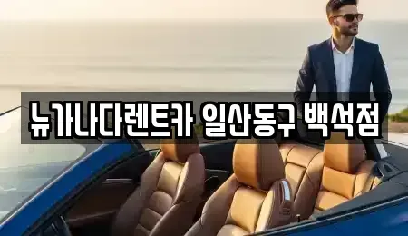 경기 김포시 고촌읍 단기렌트카 전문 뉴가나다렌트카 일산동구 백석점