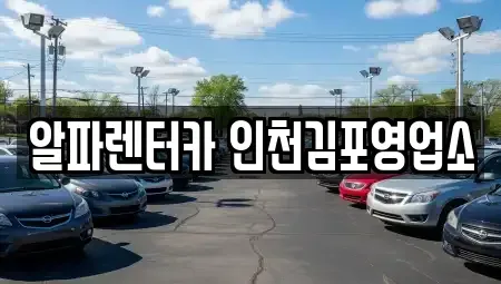 경기 김포시 고촌읍 렌트카 전문 알파렌터카 인천김포영업소