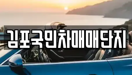 경기 김포시 고촌읍 중고차 전문 김포국민차매매단지