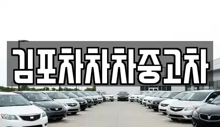 경기 김포시 고촌읍 중고차 전문 김포차차차중고차