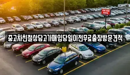 경기 김포시 고촌읍 중고차매입 전문 중고차친절상담고가매입당일이전무료출장방문견적