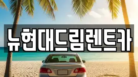 경기 안산시 상록구 팔곡일동 렌트카 전문 뉴현대드림렌트카