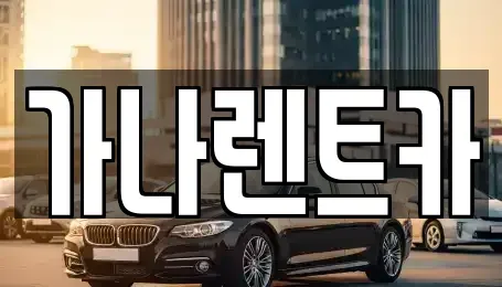 경기도 안성시 계동 렌트카 전문 가나렌트카