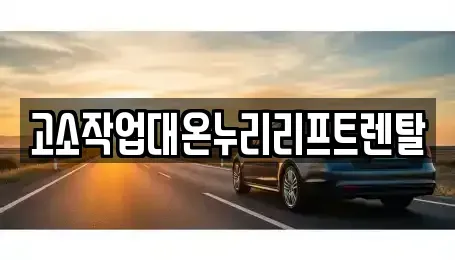 경기도 화성시 서신면 중고차매입 전문 고소작업대온누리리프트렌탈