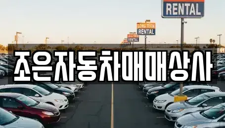 경북 포항시 남구 중고차 전문 조은자동차매매상사