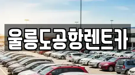 경상북도 울릉군 울릉읍 렌트카 전문 울릉도공항렌트카