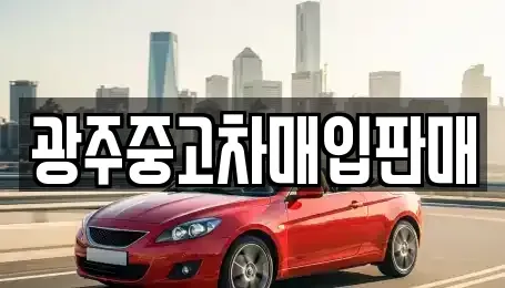 광주 서구 동천동 중고차 전문 광주중고차매입판매