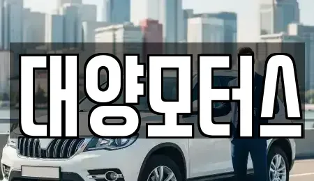 광주 서구 동천동 중고차 전문 대양모터스