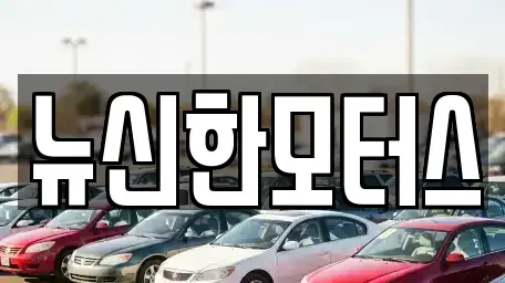 대전광역시 대덕구 황호동 중고차매매 전문 뉴신한모터스
