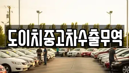 서울 종로구 훈정동 중고차 전문 도이치중고차수출무역