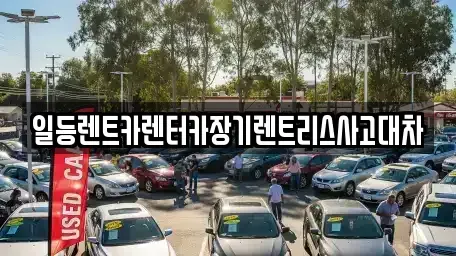 인천광역시 중구 내동 렌트카 전문 일등렌트카렌터카장기렌트리스사고대차