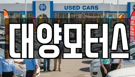 전남 목포시 보광동1가 중고차매매 전문 대양모터스