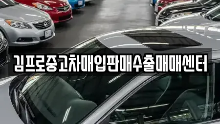 전남 영암군 영암읍 중고차매입 전문 김프로중고차매입판매수출매매센터