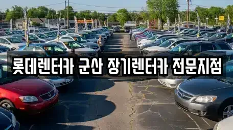 전북 군산시 장기렌트카 전문 롯데렌터카 군산 장기렌터카 전문지점