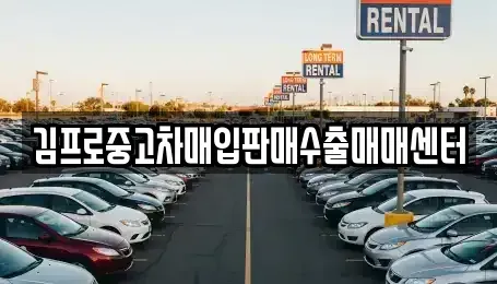 충남 부여군 규암면 중고차매입 전문 김프로중고차매입판매수출매매센터