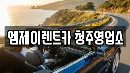 충북 청주시 청원구 오동동 렌트카 전문 엠제이렌트카 청주영업소