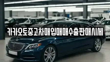 충북 청주시 청원구 오동동 중고차매입 전문 카카오토중고차매입매매수출판매시세